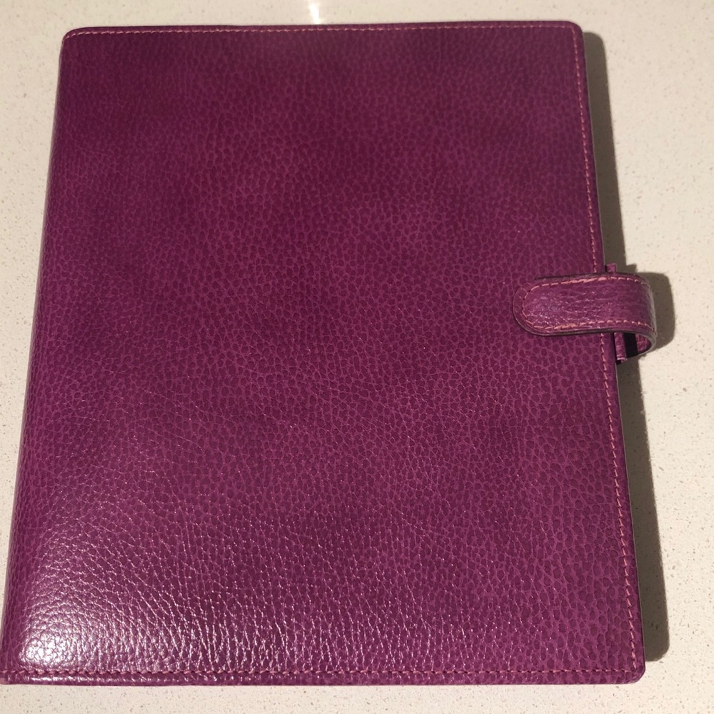 Filofax A5 Finsbury Raspberry